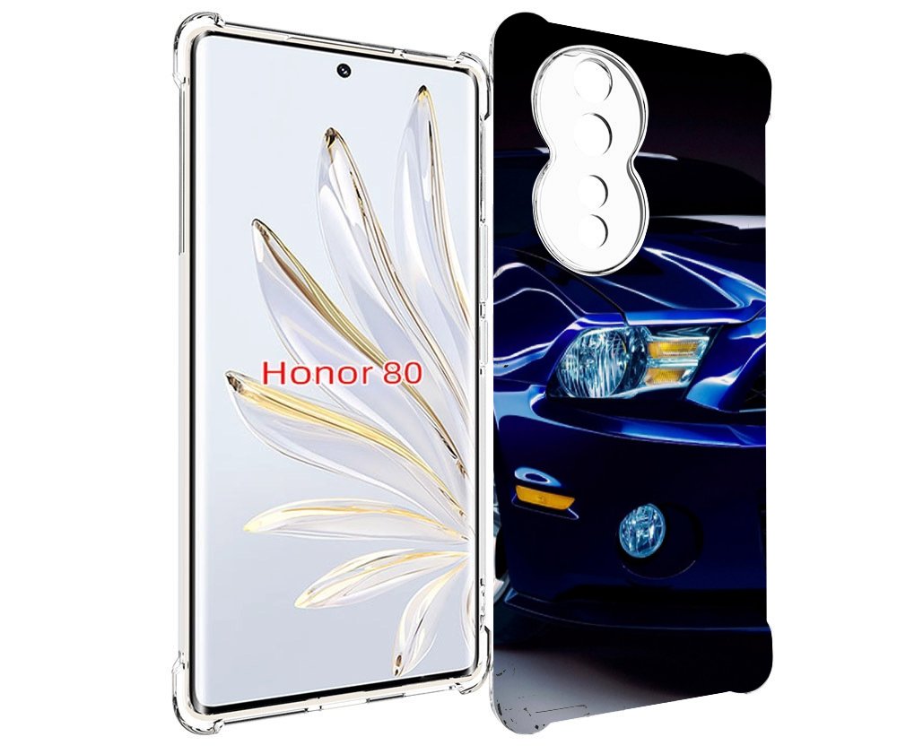 

Чехол MyPads Синяя-машина для Honor 80, Прозрачный, Tocco