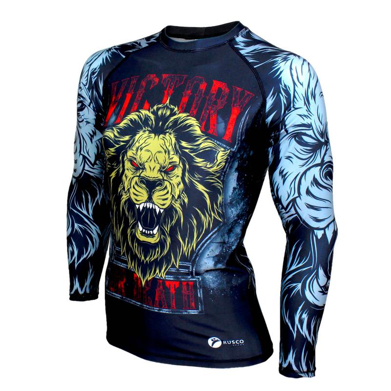 

Рашгард Rusco Sport Lion blue/yellow, S INT, Lion