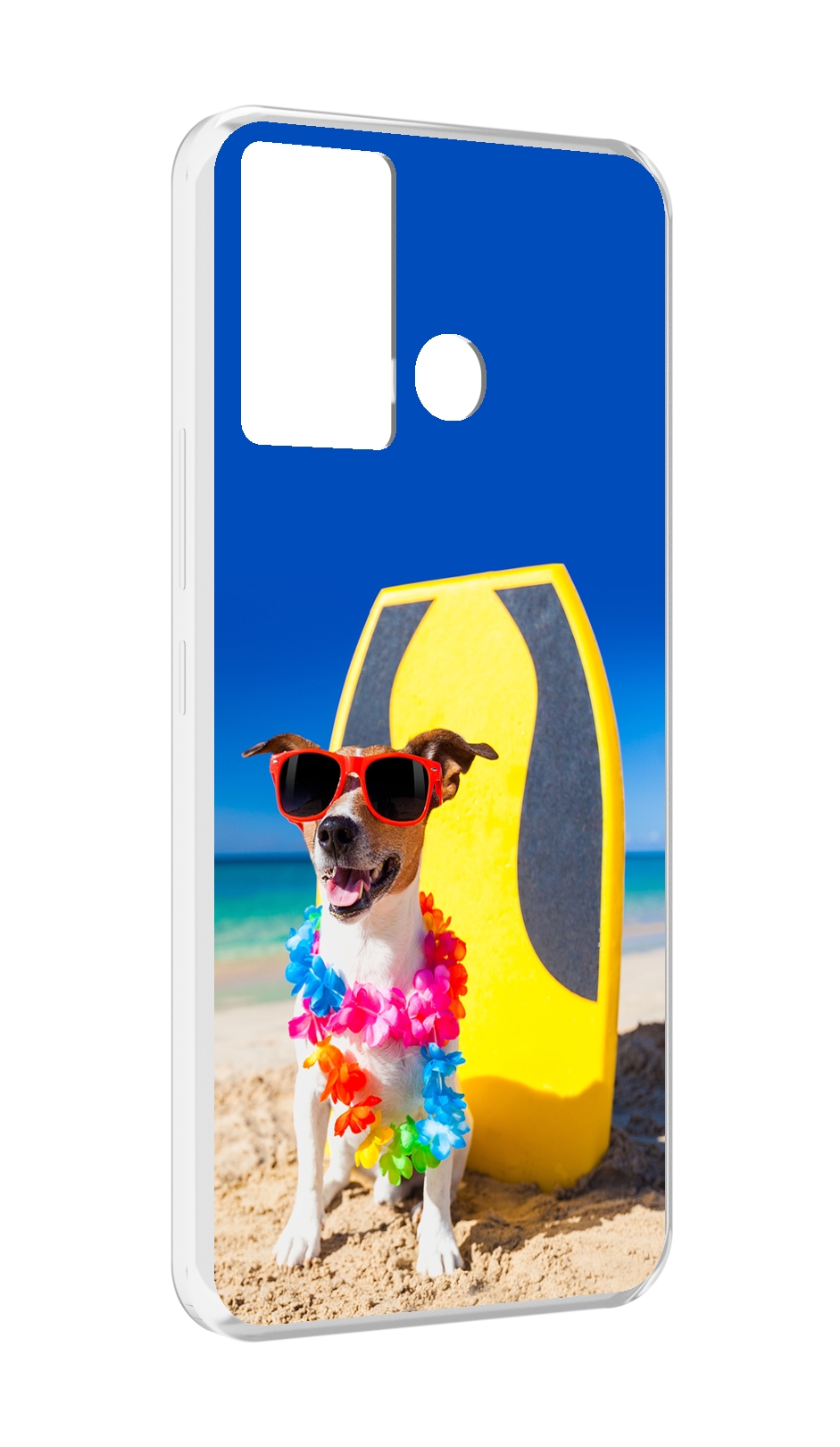 

Чехол MyPads Гавайская-собака для Infinix Hot 12 Play, Прозрачный, Tocco
