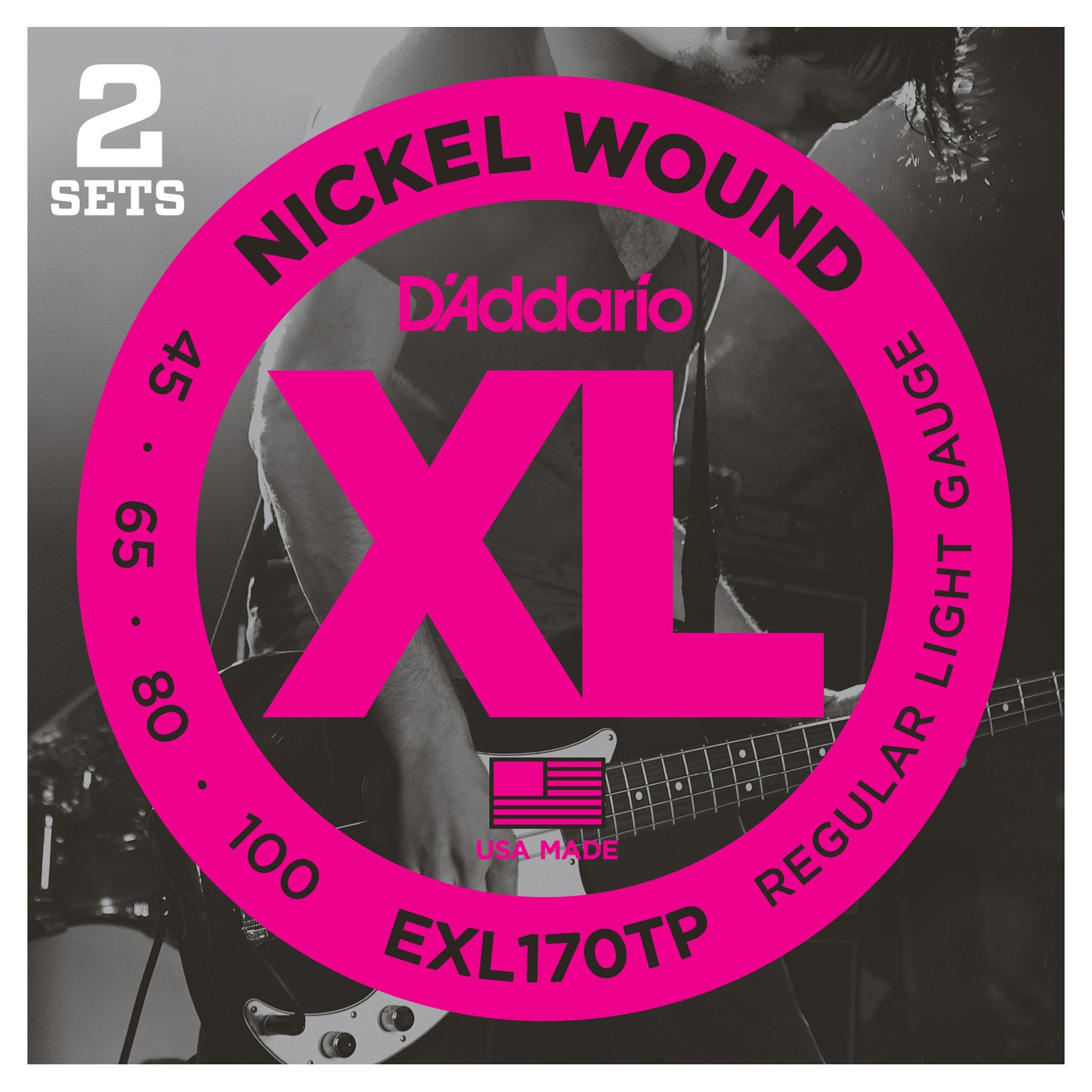 фото Струны для бас-гитары daddario exl170tp d'addario