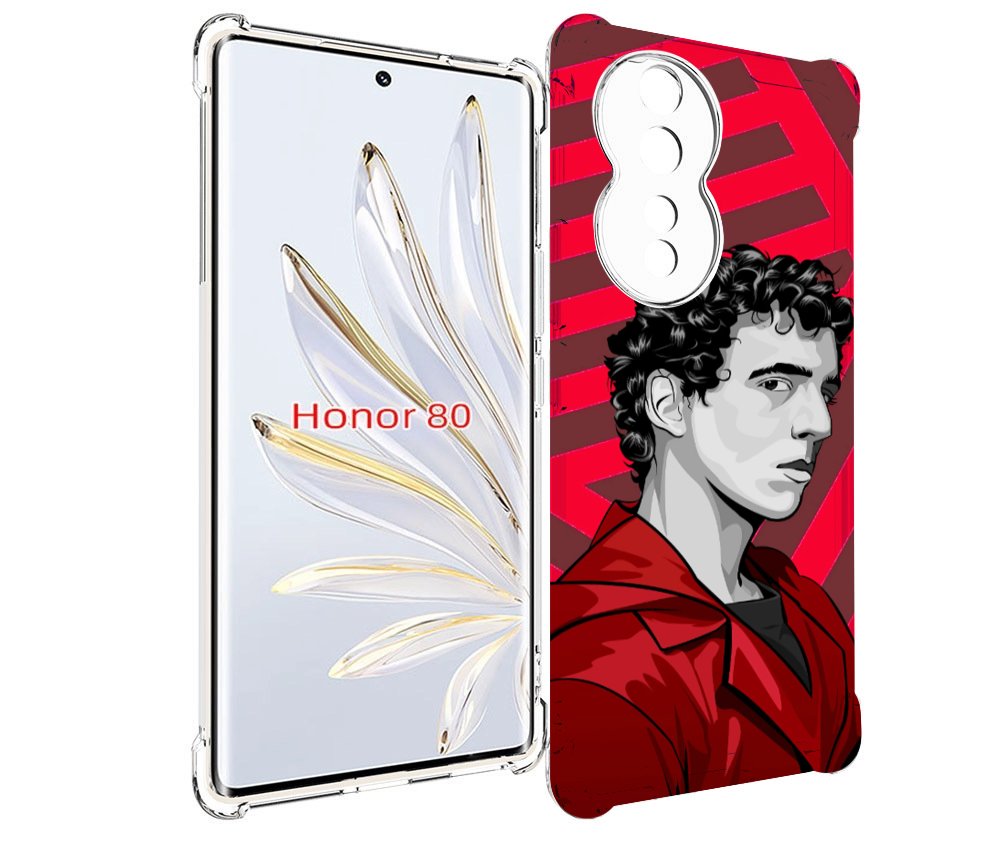 

Чехол MyPads Рио-бумажный-дом для Honor 80, Прозрачный, Tocco