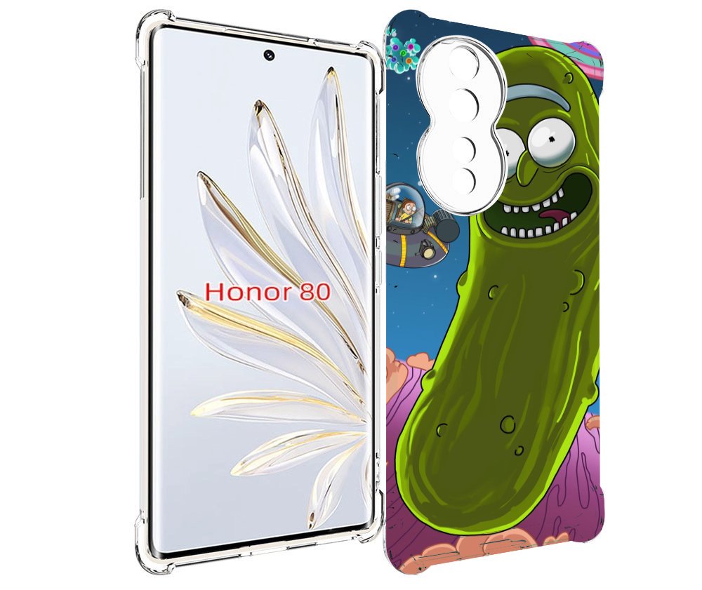 

Чехол MyPads Рик огурец для Honor 80, Прозрачный, Tocco