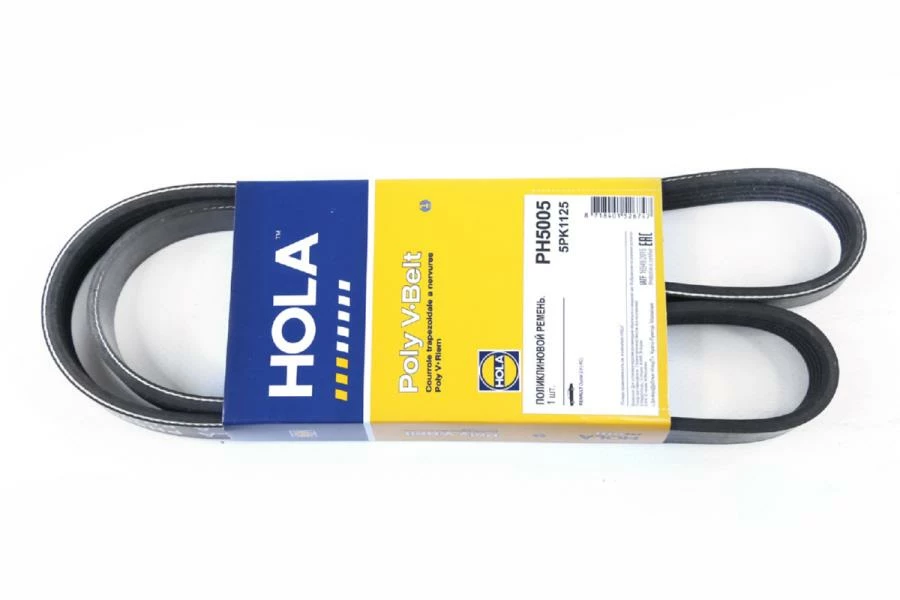 

Ремень Поликлиновый 5pk1125 Hola Renault Duster 2.0 (-Ac) HOLA PH5005