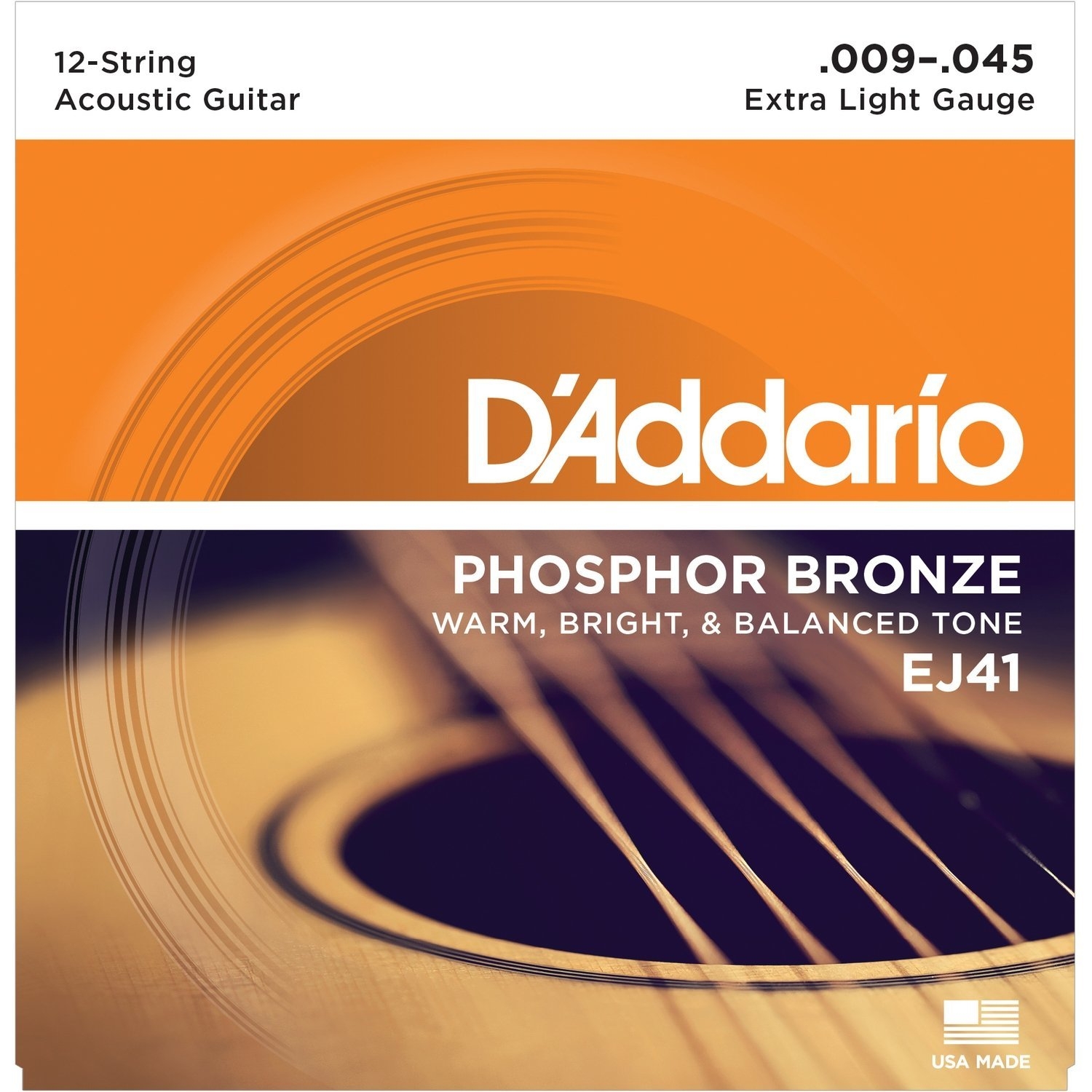 фото Струны для акустической гитары daddario ej41 d'addario