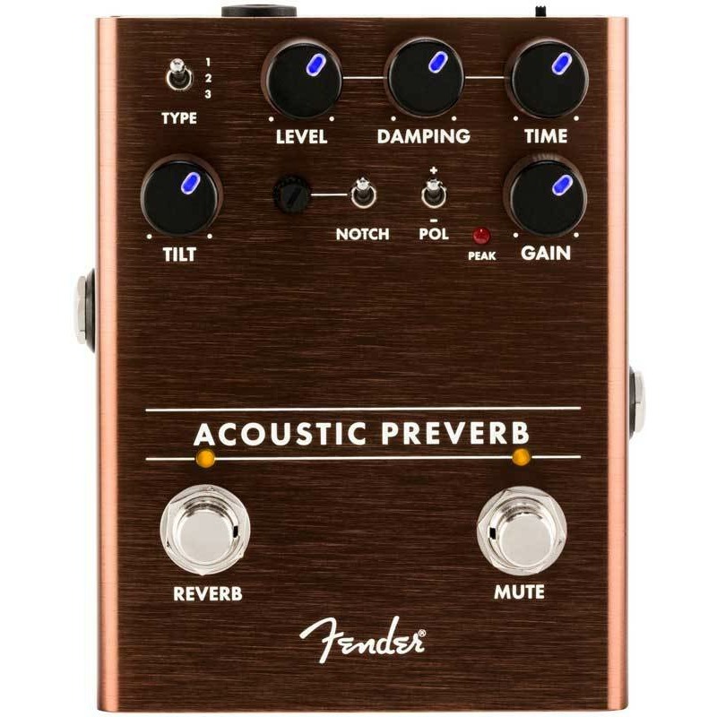 

Гитарная педаль эффектов/ примочка FENDER ACOUSTIC PREAMP REVERB, ACOUSTIC PREAMP REVERB