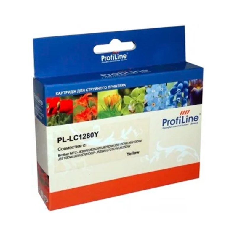 

Картридж ProfiLine PL-LC1280Y для Brother, Yellow Желтый