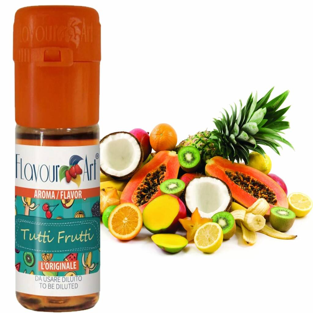 

Ароматизатор жидкий Тутти фрутти Tutti frutti FlavourArt, 10 мл.