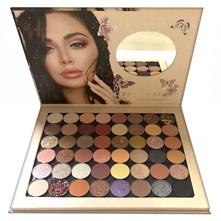 

Палетка профессиональных теней HudaBeauty Story Nude Naughty 48 оттенков