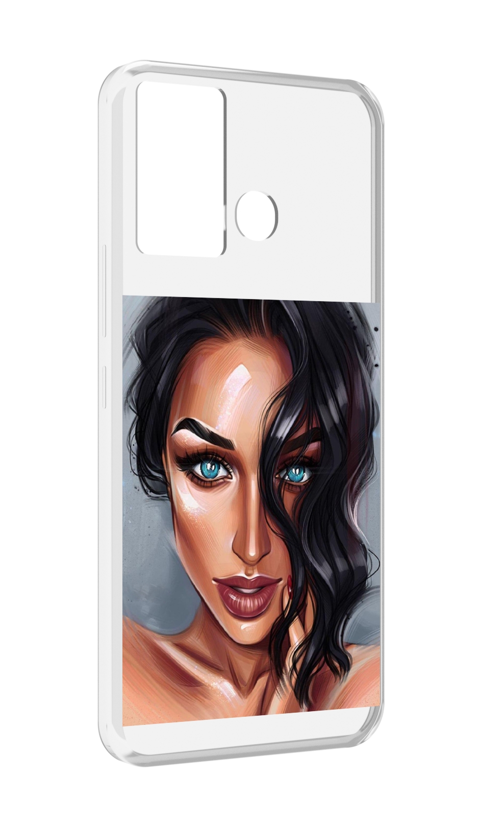 

Чехол MyPads Брюнетка для Infinix Hot 12 Play, Прозрачный, Tocco