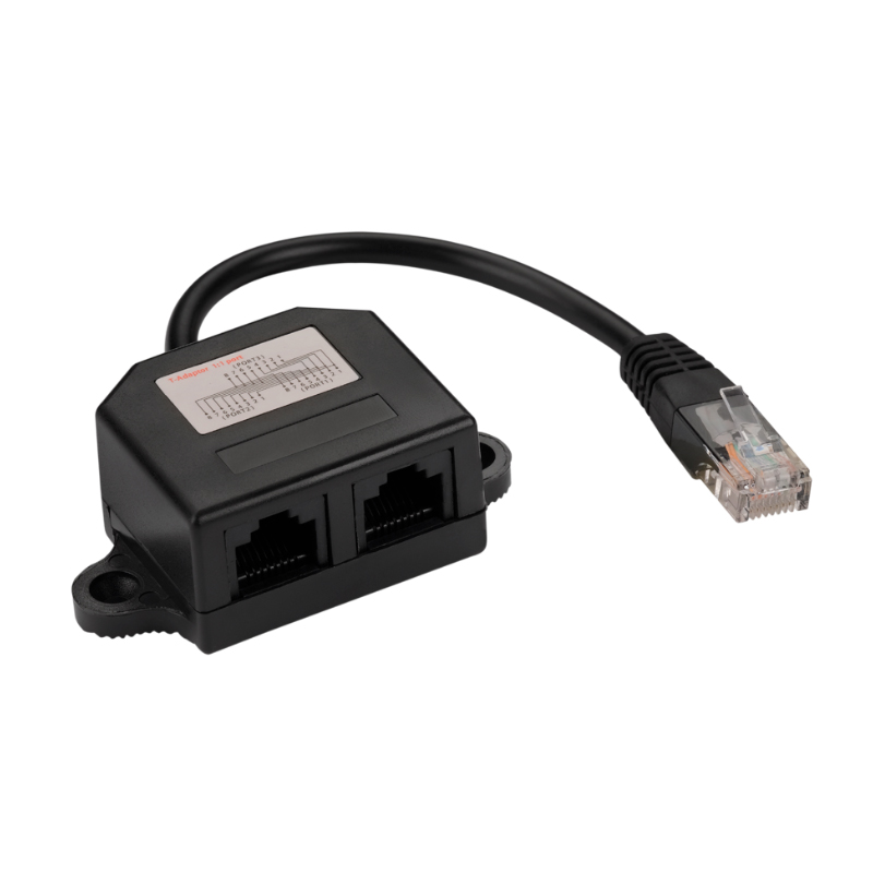 

Адаптер Lanmaster RJ-45 - 2xRJ-45 вилка-розетка м (TWT-Y-BRIDGE) белый