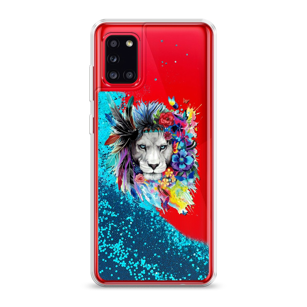 

Жидкий чехол с блестками "Гавайский лев" на Samsung Galaxy A31, 2100393-1