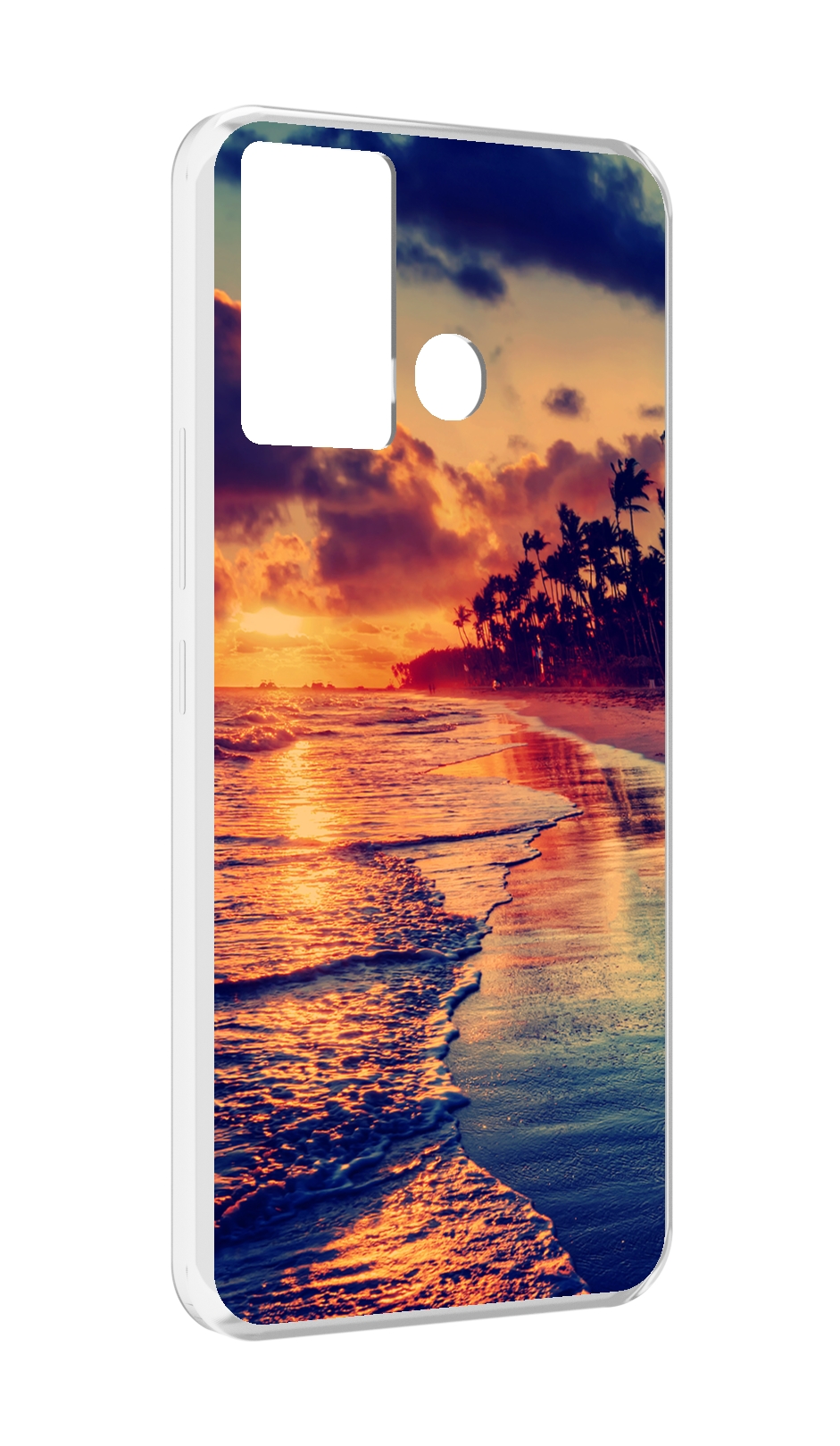 

Чехол MyPads Берег для Infinix Hot 12 Play, Прозрачный, Tocco