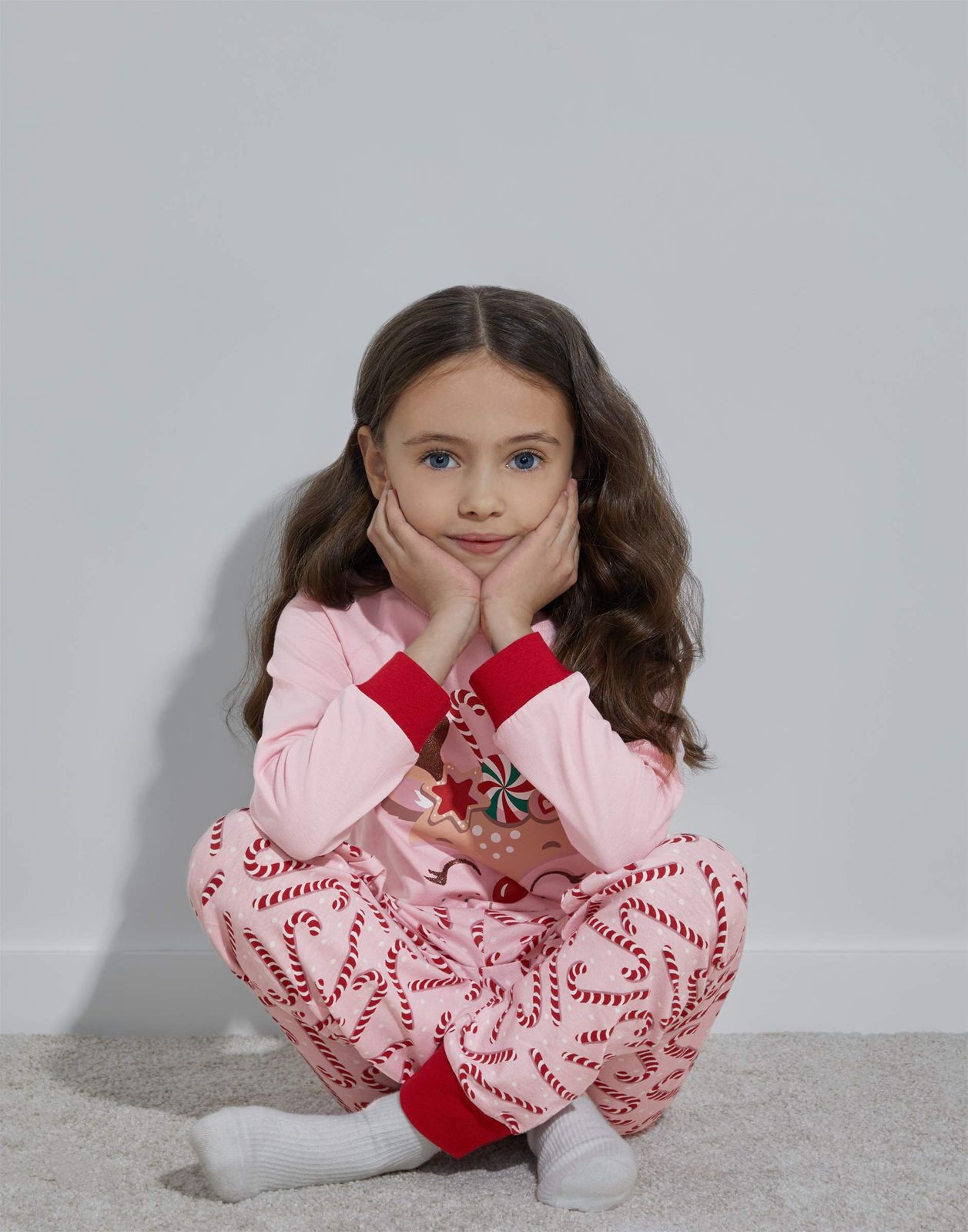 Пижама детская Gloria Jeans GSL001613, светло-розовый, 86