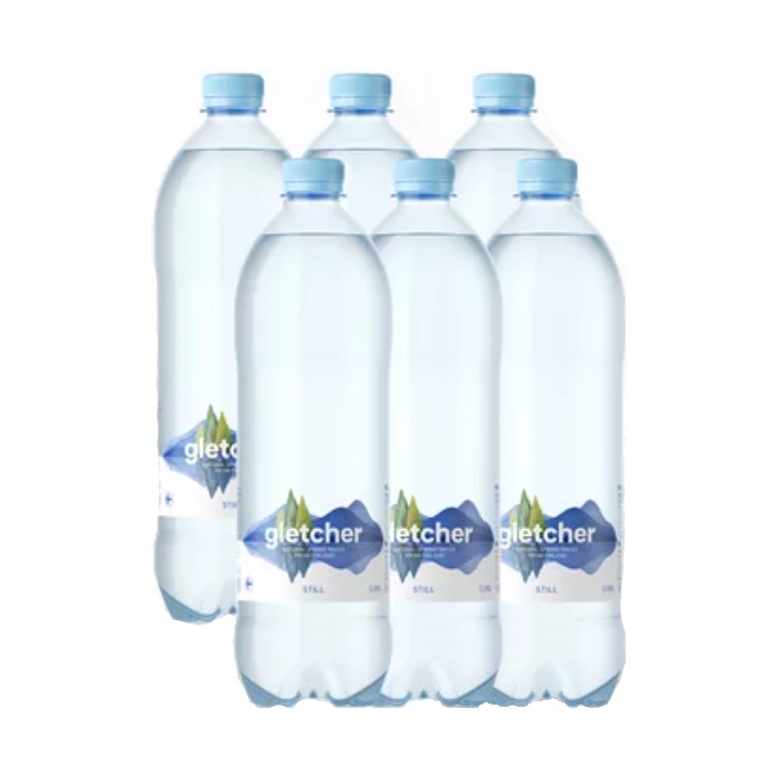 Вода природная питьевая Gletcher негазированная ПЭТ 0,95 л 6 шт.