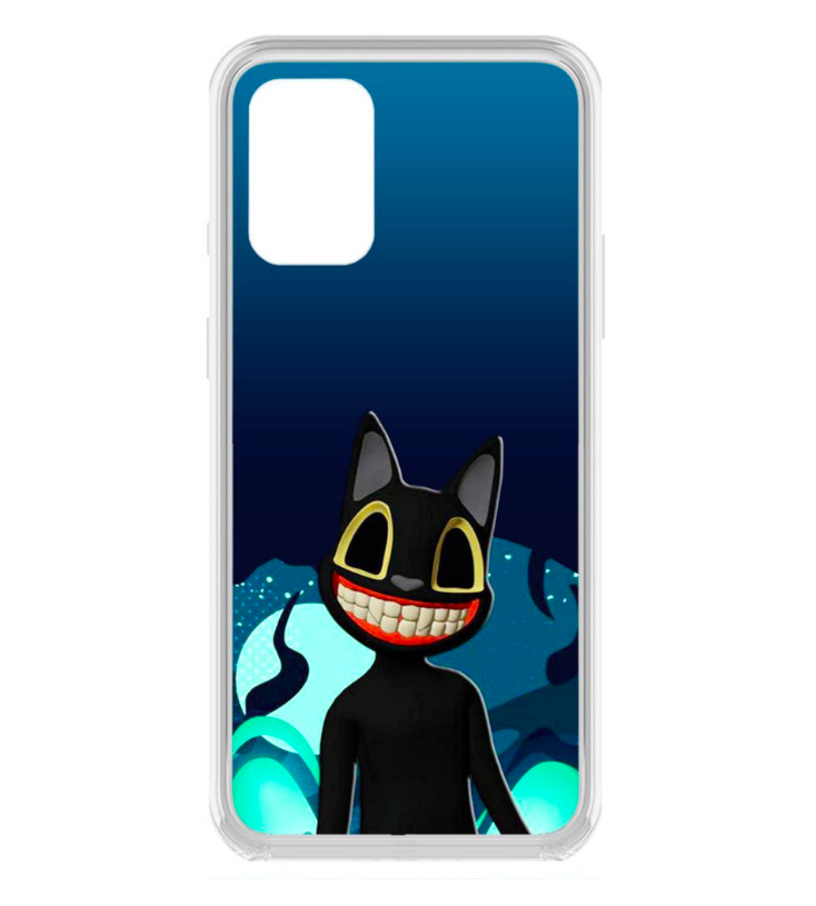 

Чехол-накладка Krutoff Clear Case Хаги Ваги - Картун Кэт для OnePlus 9R, Разноцветный