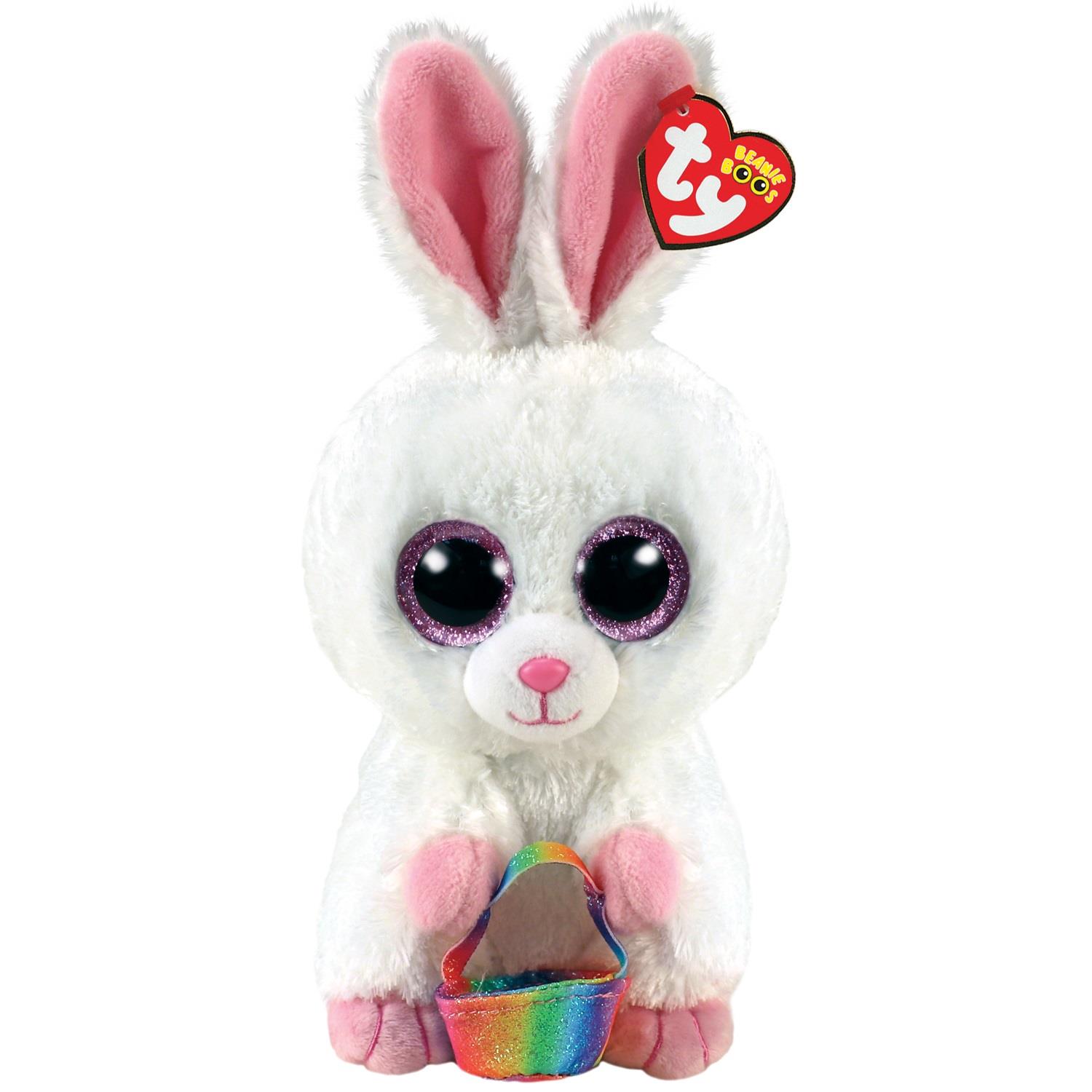

Игрушка мягкая TY Beanie Babies Белый кролик Sunday с корзинкой 15 см, 36373, Белый кролик Sunday с корзинкой, 36373
