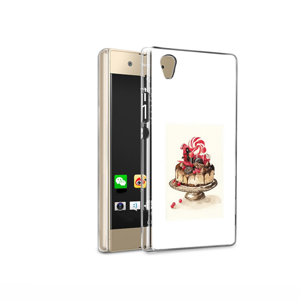 

Чехол MyPads Tocco для Sony Xperia XA1 Ultra вкусный торт (PT67027.252.262), Прозрачный, Tocco