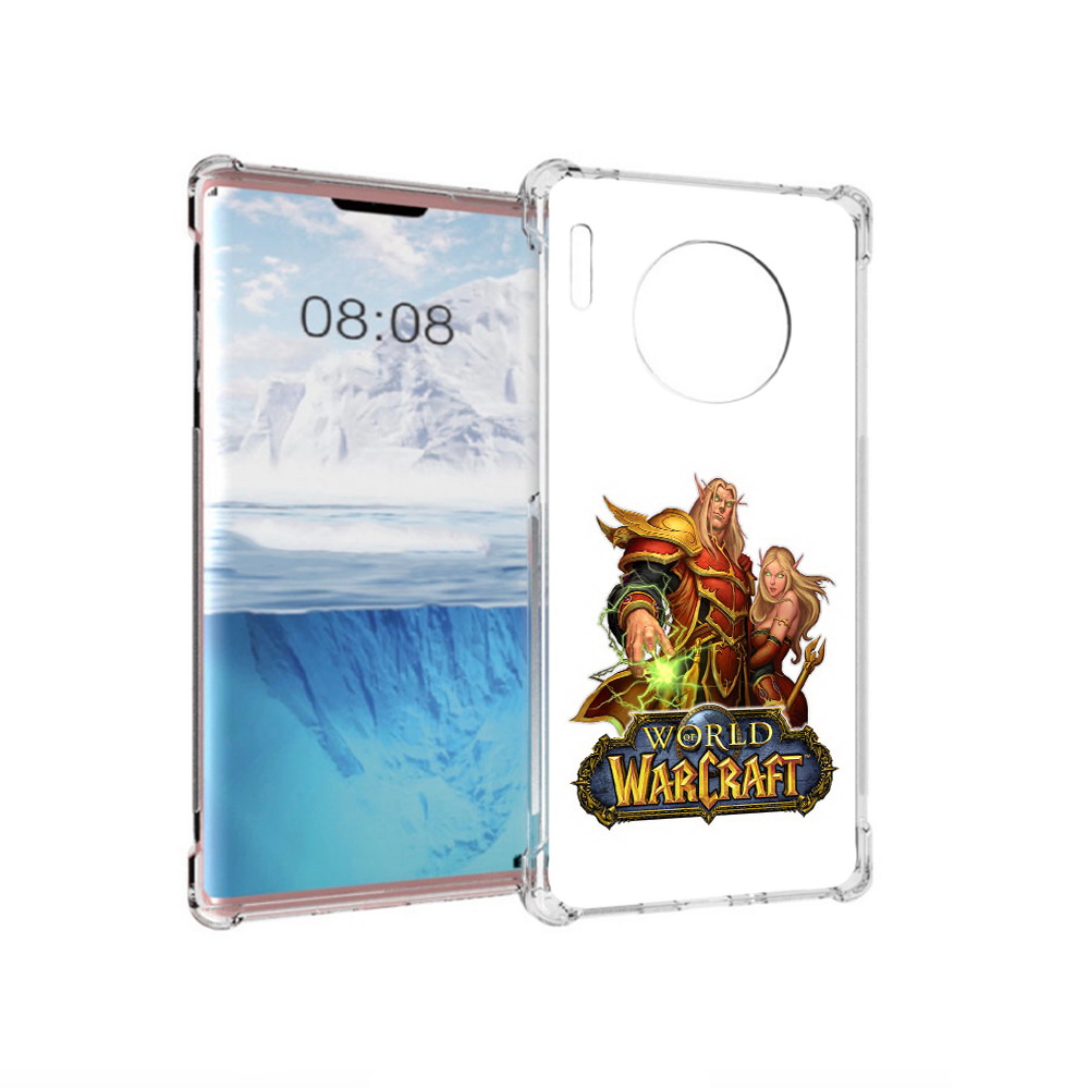 

Чехол MyPads Tocco для Huawei Mate 30 Pro варкрафт2, Прозрачный, Tocco