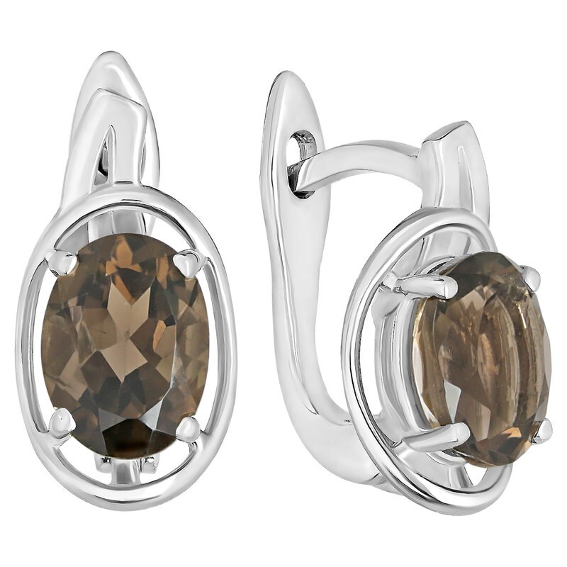 

Серьги из серебра с раухтопазомом LAZURIT-ONLINE 7761PD, 7761PD