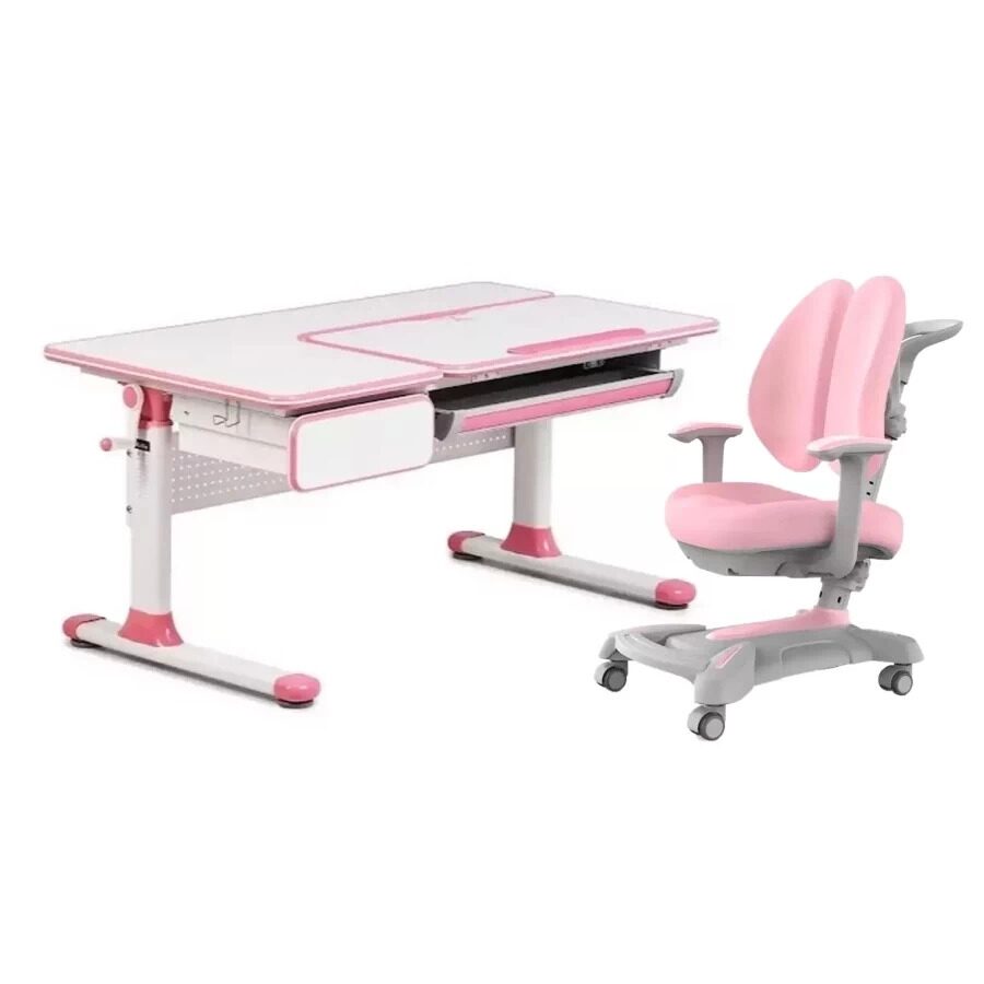 Комплект Cubby парта Toru Pink кресло Bellis Pink 375924222880