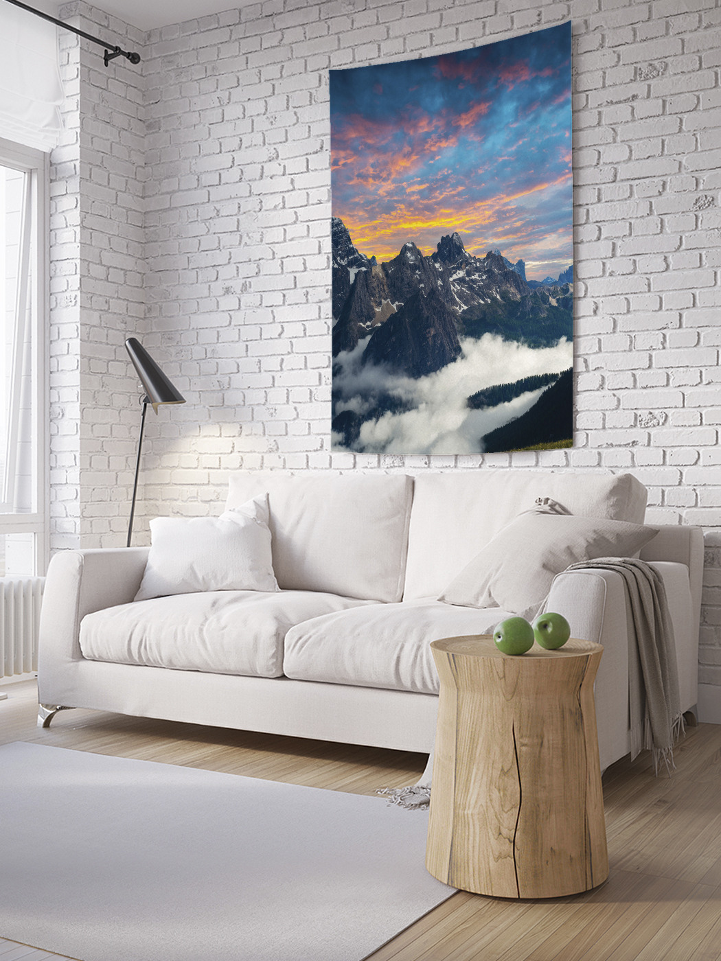 

Вертикальное фотопанно на стену JoyArty Горные вершины 150x200 см, Горные вершины