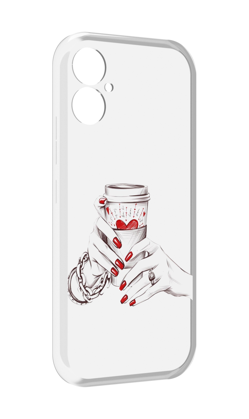 

Чехол MyPads Любовный-стакан для Tecno Spark 9 Pro \ Spark 9T, Прозрачный, Tocco