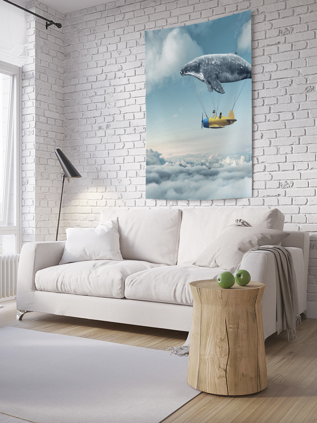 

Вертикальное фотопанно на стену JoyArty Китовый самолет 150x200 см, Китовый самолет