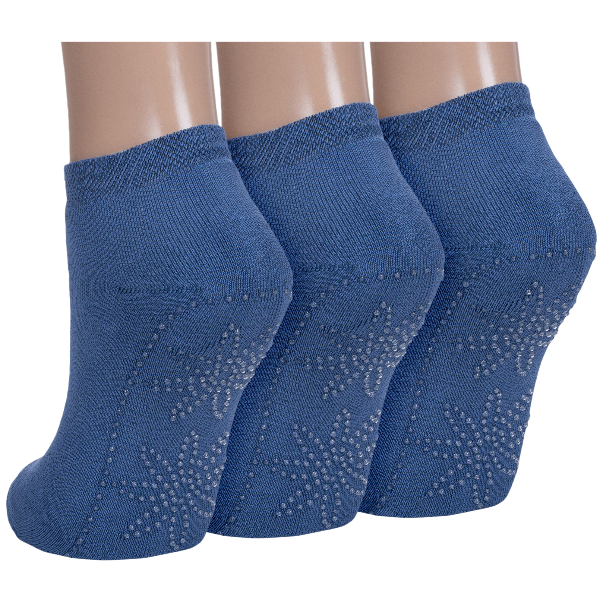 

Комплект носков женских Rusocks 3-Ж-2334 синих 23-25, 3-Ж-2334