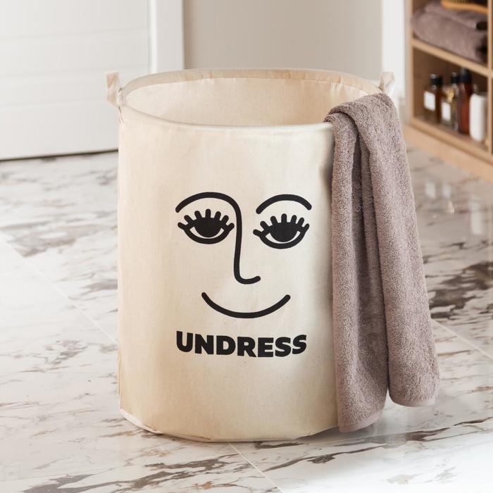 

Корзина текстильная Этель "Undress", 45*55 см, Этель: корзины для ванной