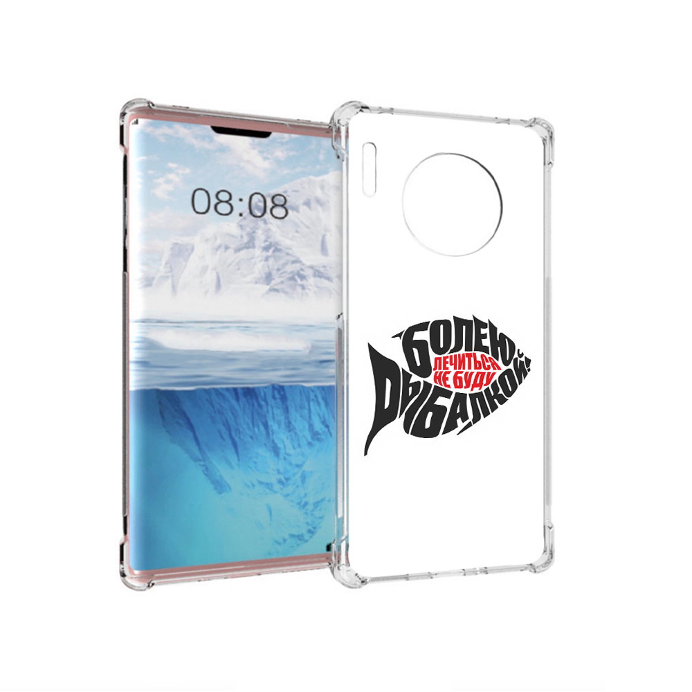Чехол MyPads Tocco для Huawei Mate 30 Pro болею рыбалкой