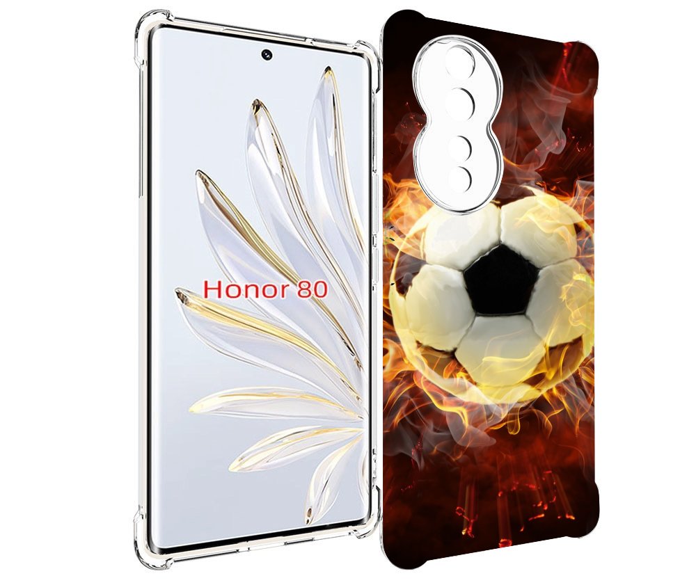 

Чехол MyPads Огненный-мяч для Honor 80, Прозрачный, Tocco