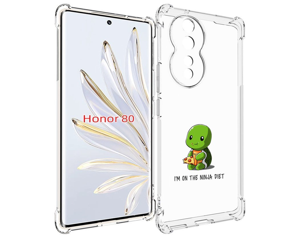 

Чехол MyPads Ниндзя-диета для Honor 80, Прозрачный, Tocco