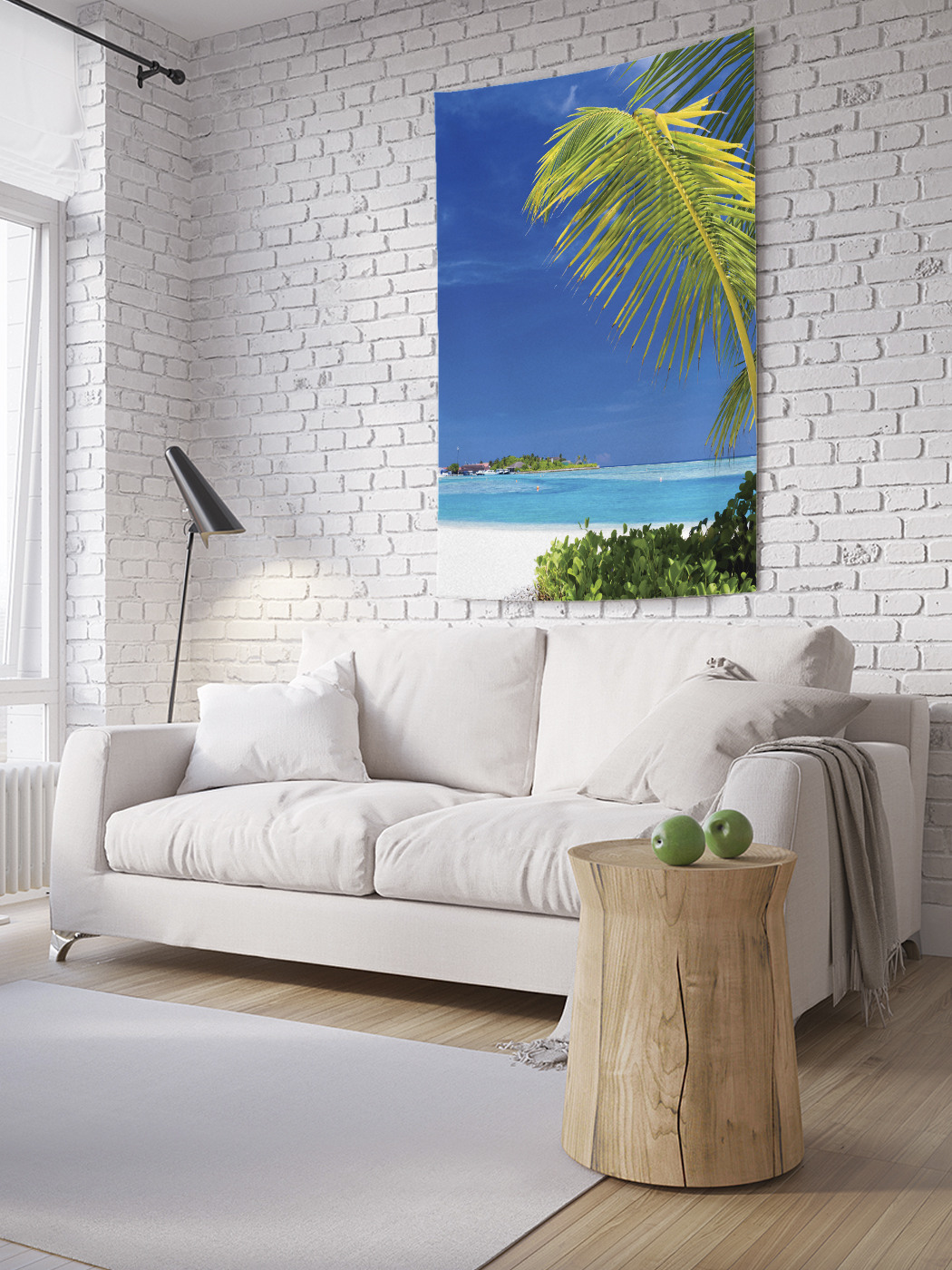 

Вертикальное фотопанно на стену JoyArty Виднеется остров 150x200 см, Виднеется остров