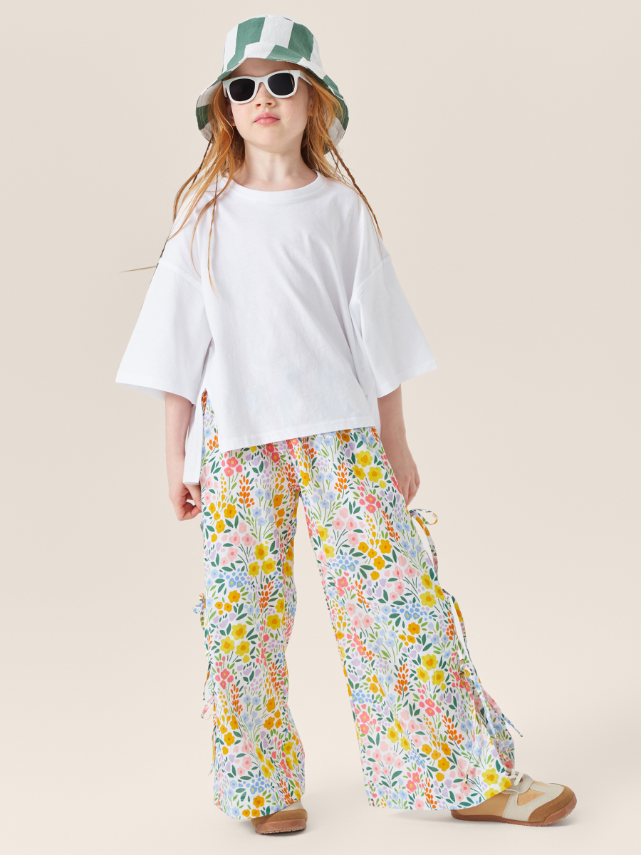 

Брюки детские Happy Baby 88191, mille-fleurs, 128, Разноцветный, 88191