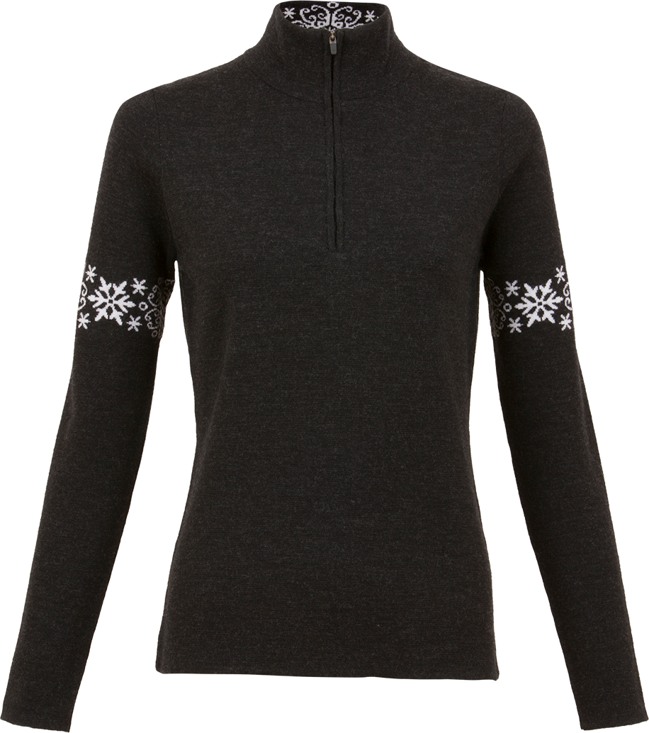 фото Толстовка женская krimson klover lookout 1/4 zip черная xs