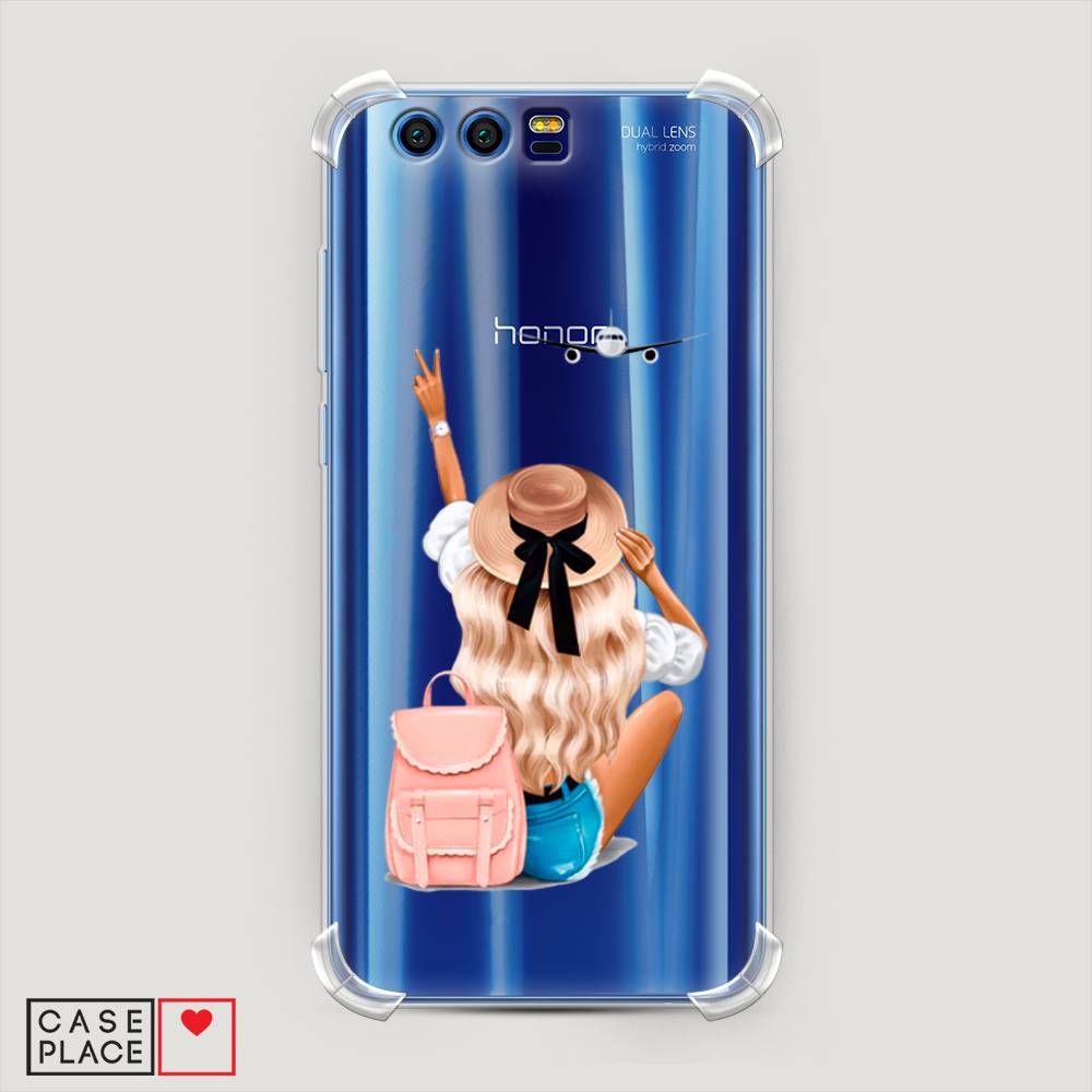 

Чехол Awog на Honor 9 "Автостопом самолетом", Разноцветный, 62451-1