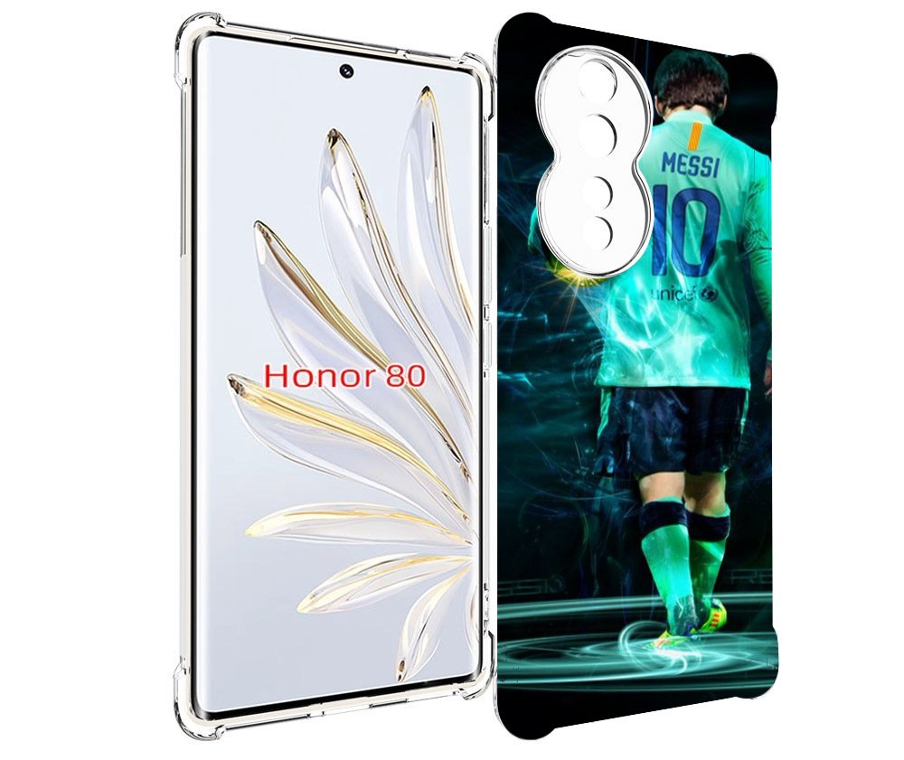 

Чехол MyPads Месси мужской для Honor 80, Прозрачный, Tocco