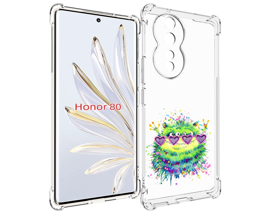 

Чехол MyPads Пушистый персонаж для Honor 80, Прозрачный, Tocco
