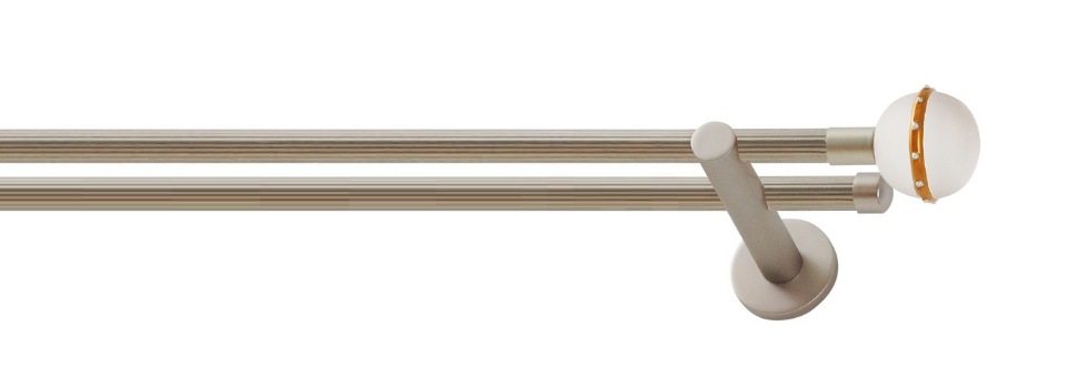 

Карниз для штор Werdeco Дафна 160 см серебристый