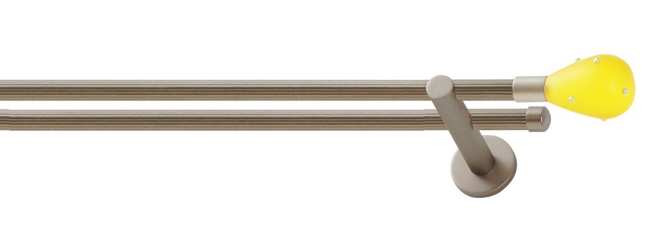 

Карниз для штор Werdeco Орфеус 160 см серебристый