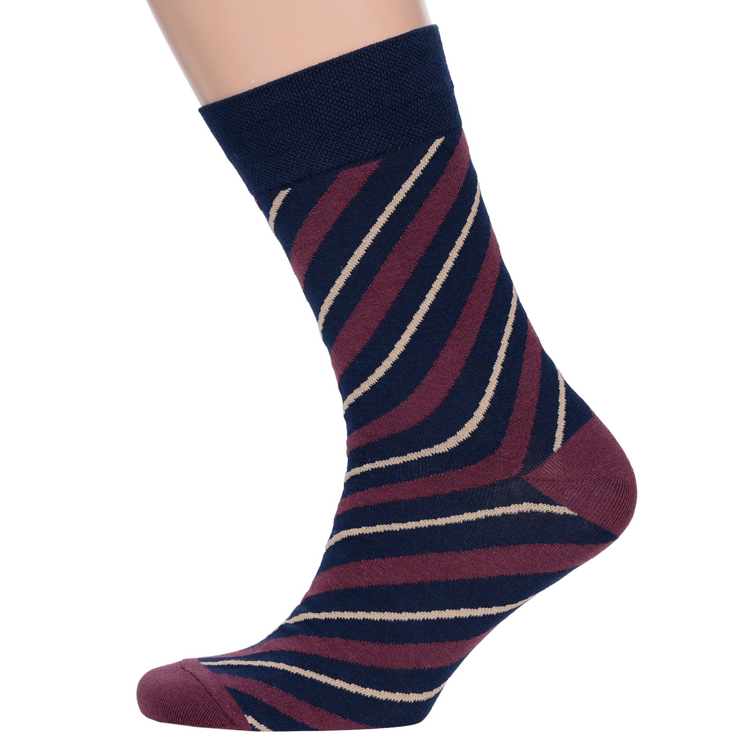 Носки MoscowSocksClub nm-355 бордовые 25 (38-40)