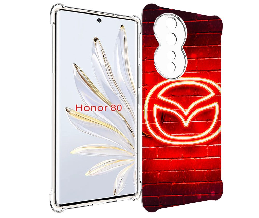 

Чехол MyPads Мазда для Honor 80, Прозрачный, Tocco