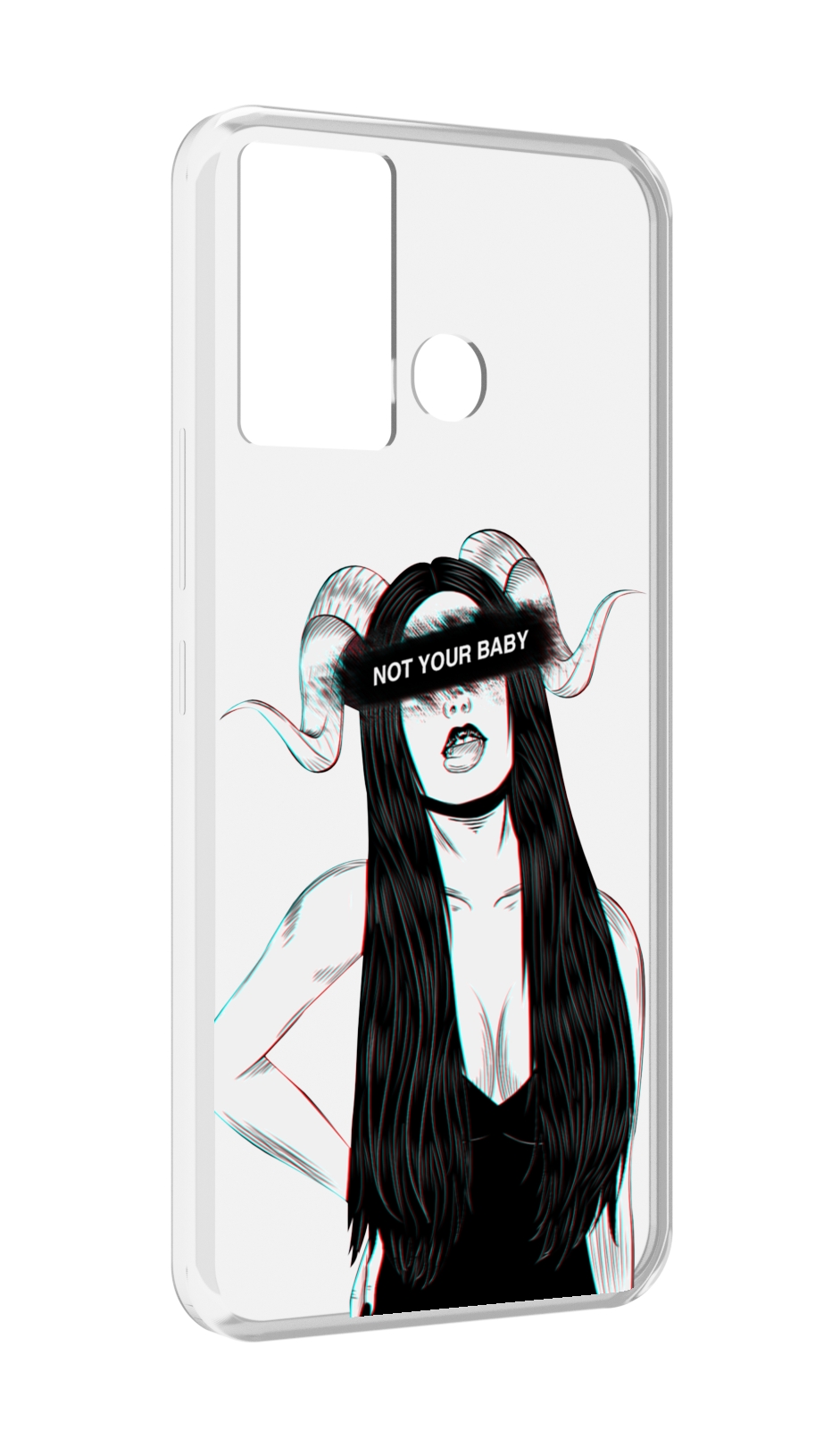 

Чехол MyPads not-your для Infinix Hot 12 Play, Прозрачный, Tocco