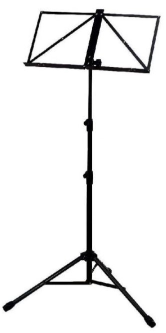 фото Пюпитр fx music stand black складной с сумкой, 52-118 см