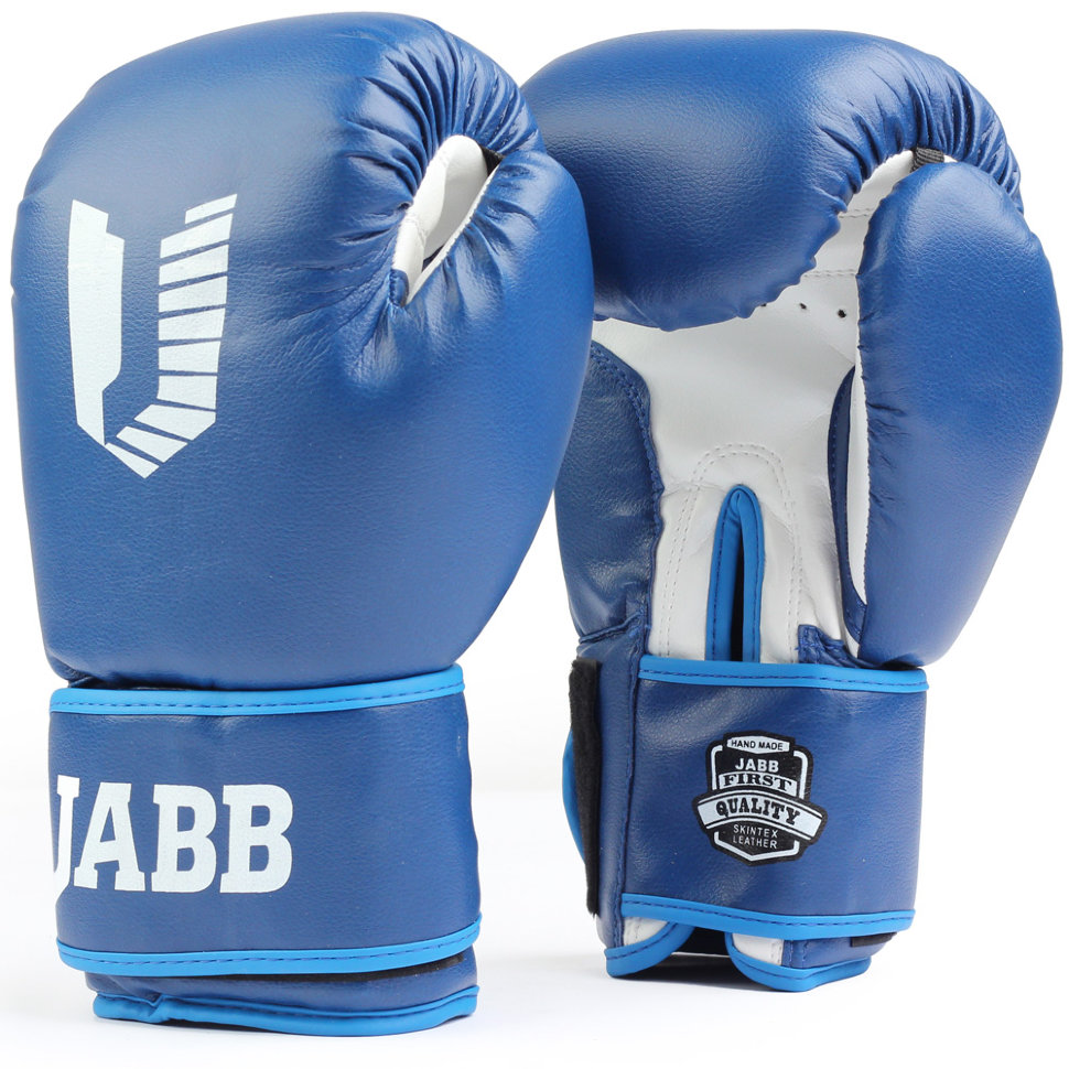 

Перчатки бокс.(иск.кожа) Jabb JE-4068/Basic Star синий 10ун., JE-4068