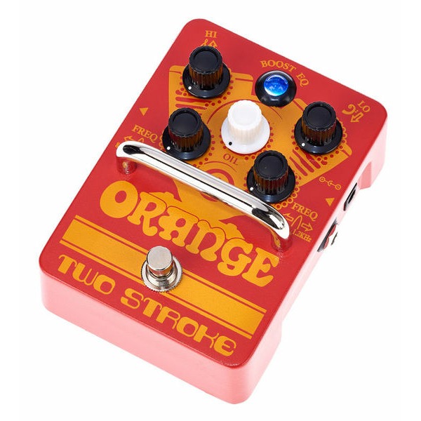 Гитарная педаль эффектов/ примочка Orange Two Stroke Boost EQ Pedal оранжевый