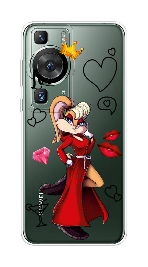 

Чехол на Huawei P60/P60 Pro "Rich Lola Bunny", Красный;бежевый;оранжевый, 6121150-6