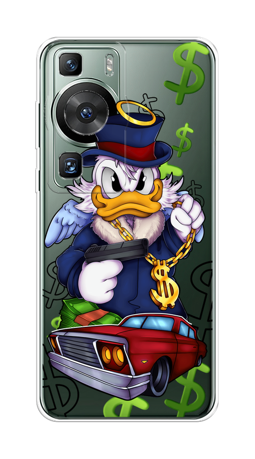 

Чехол на Huawei P60/P60 Pro "Scrooge McDuck with a Gold Chain", Красный;синий;белый, 6121150-6