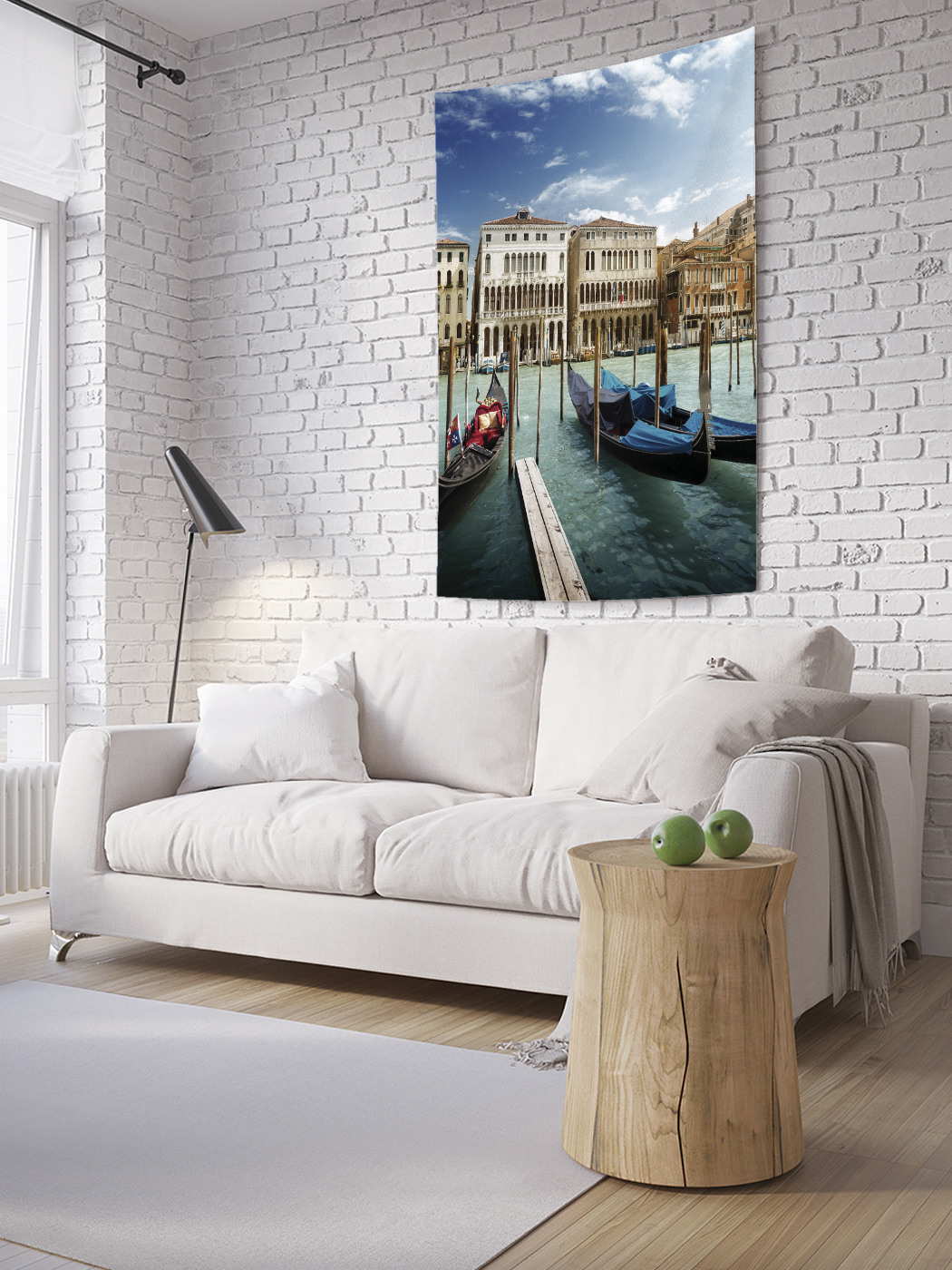 

Вертикальное фотопанно на стену JoyArty Уличный причал 150x200 см, Уличный причал