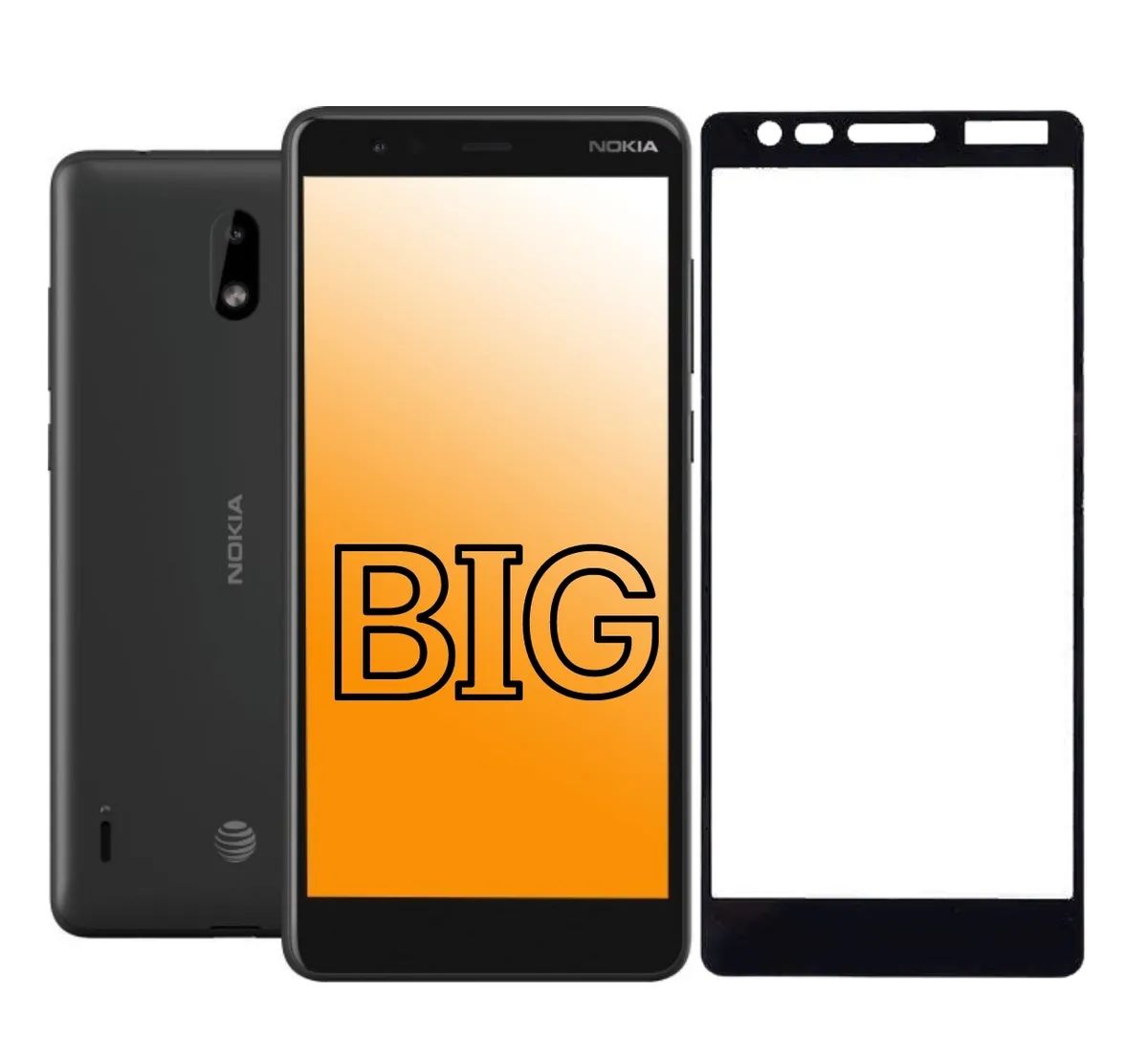 

Защитное стекло для Nokia 3.1, Nokia 3.1